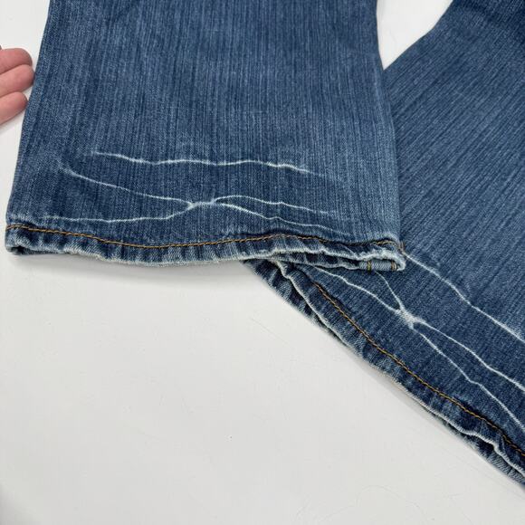 Akademiks Jeans Mens 40 (40x32 ACTUAL) Distressed Faded Wash Relaxed Fit Denim - Picture 8 of 12